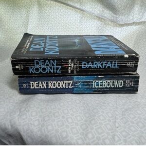 Dean Koontz Darkfall & Icebound Books lot of 2 paperback
